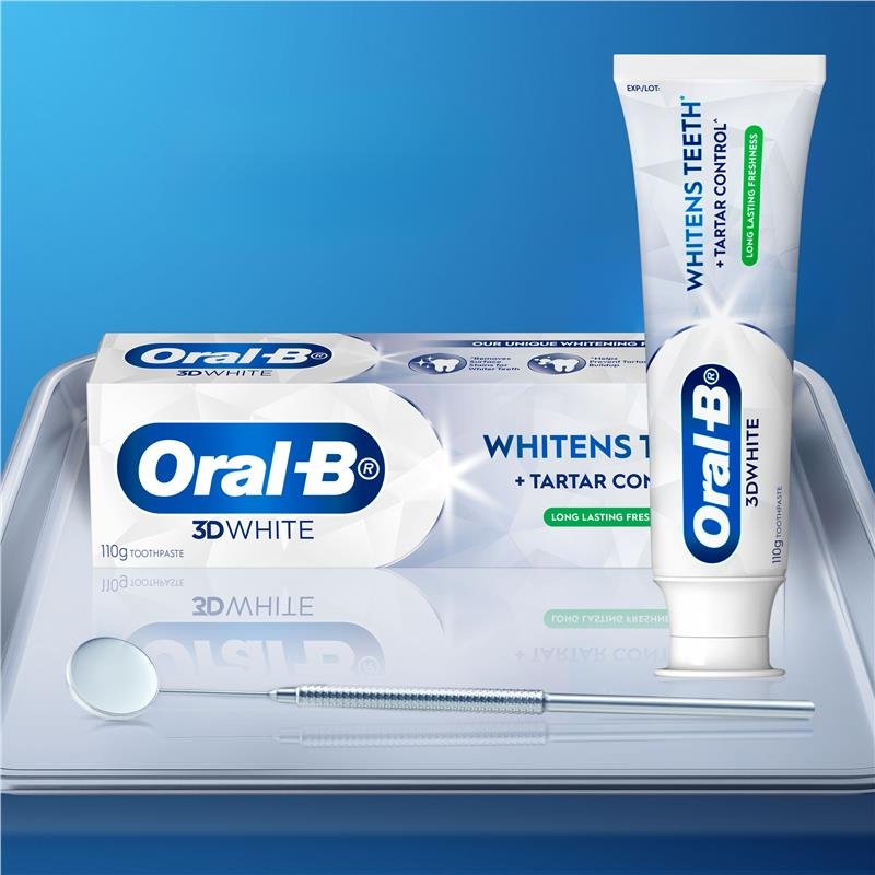Oral B 欧乐B 3D White 牙膏 持久清新 110g