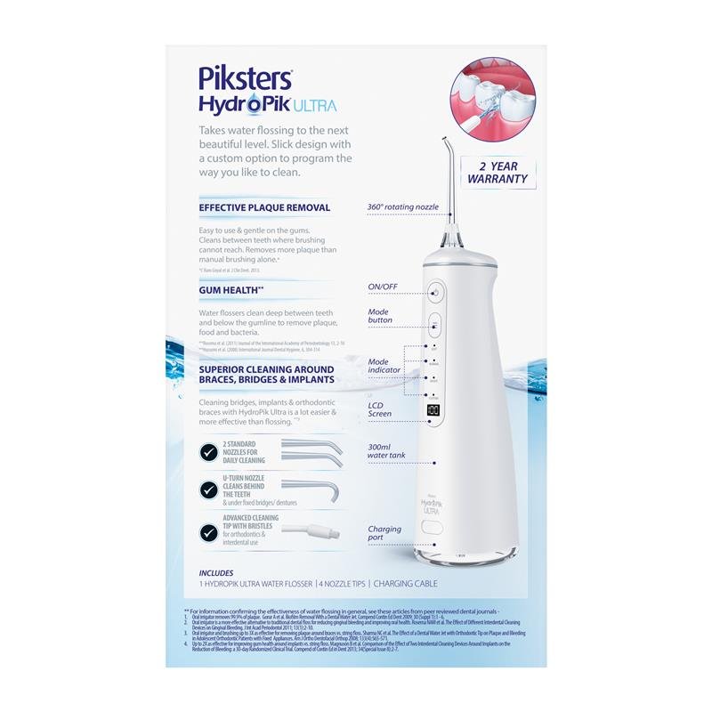 Piksters HydroPik Ultra 冲牙器 白色