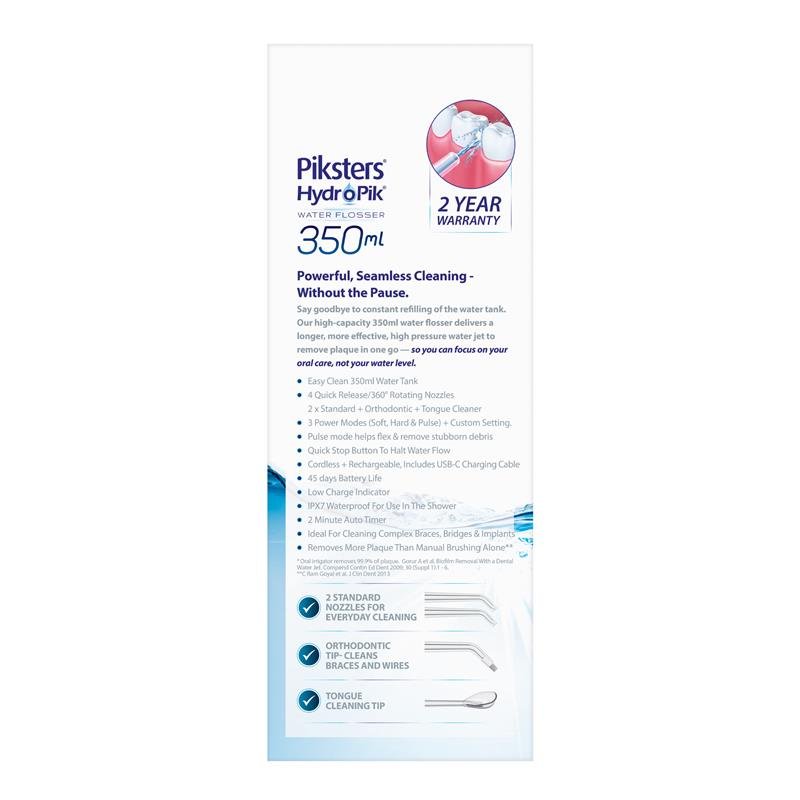Piksters Hydropik 冲牙器 350ml 黑色
