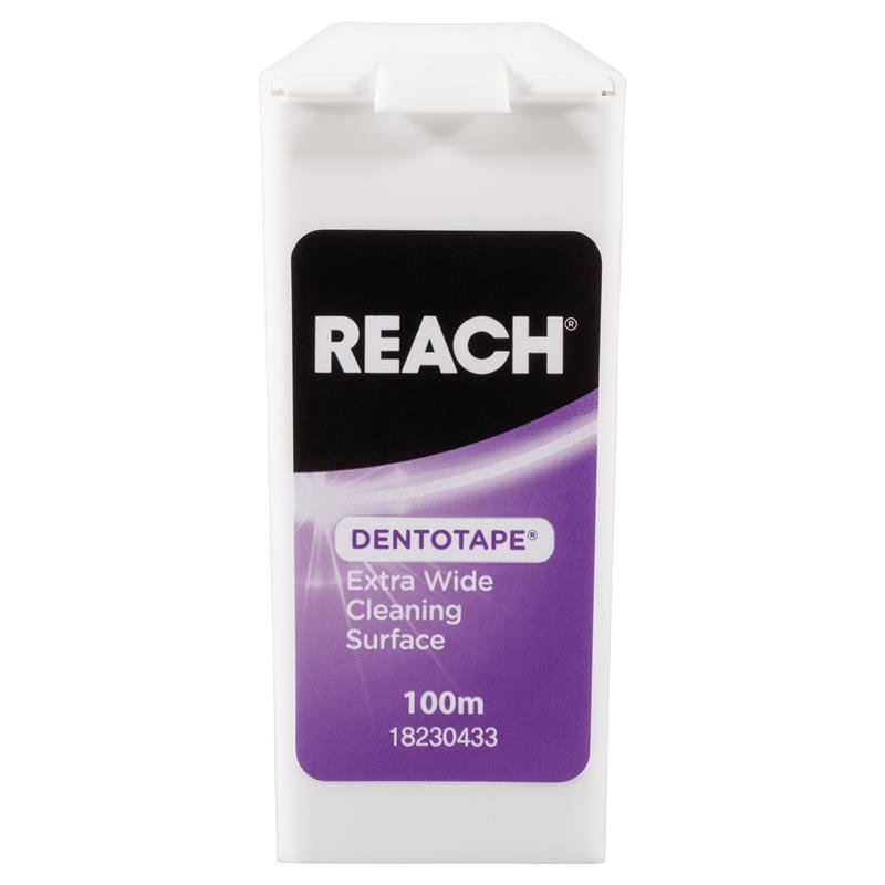 Reach Dentotape 宽扁牙线带 100m