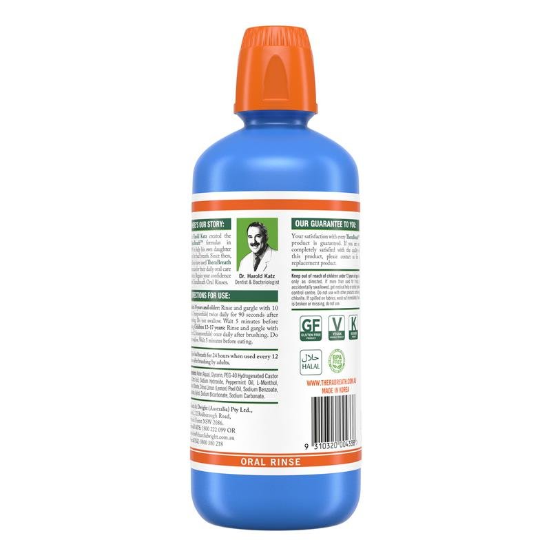 Therabreath 冰爽薄荷漱口水 1L