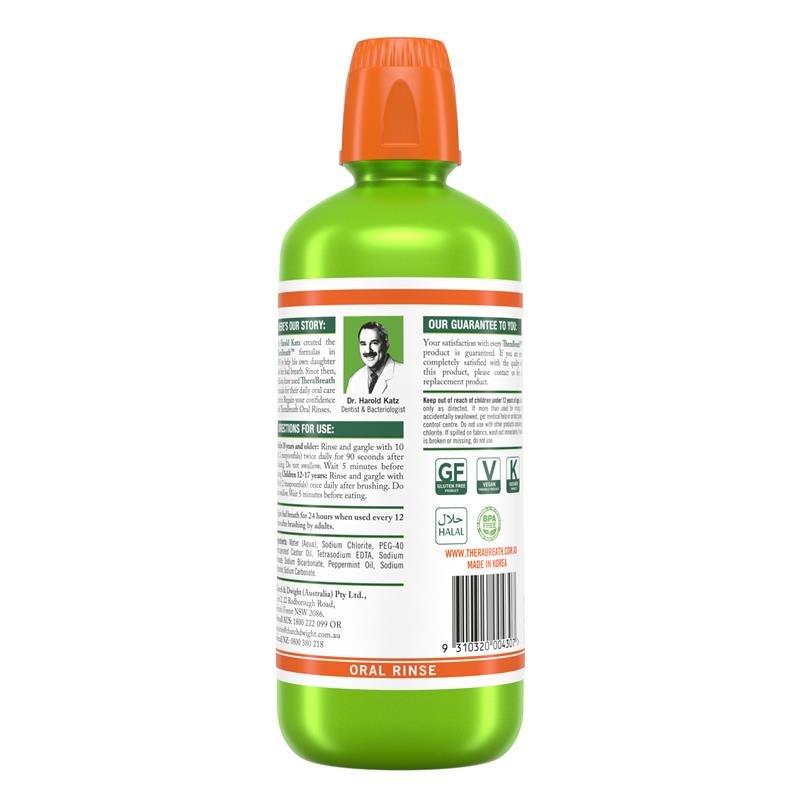 Therabreath 温和薄荷漱口水 1L