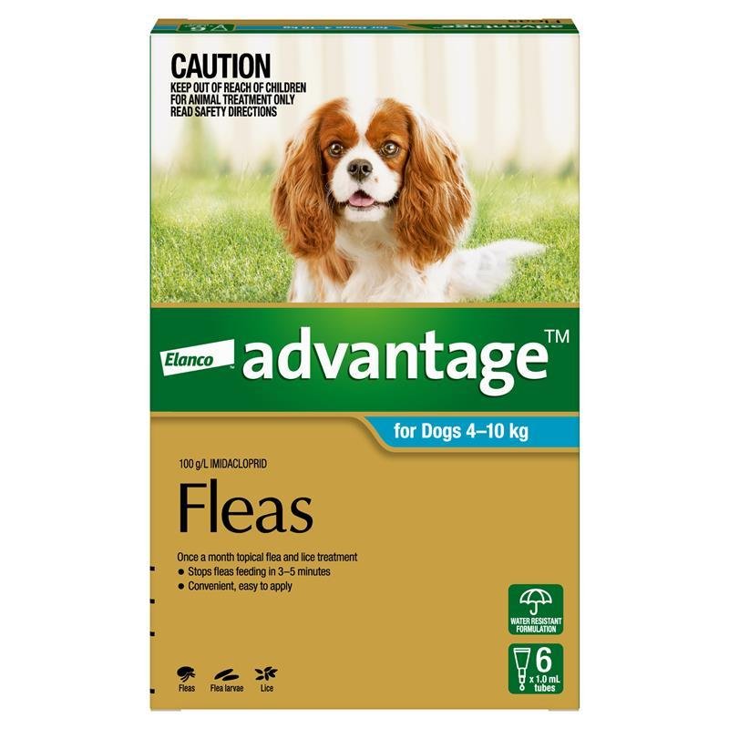 Advantage拜宠爽 犬用体外驱虫滴剂 4-10kg 6支