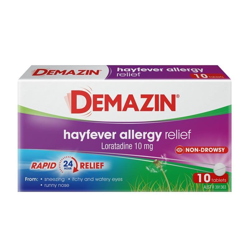 Demazin 抗过敏花粉症片 10片