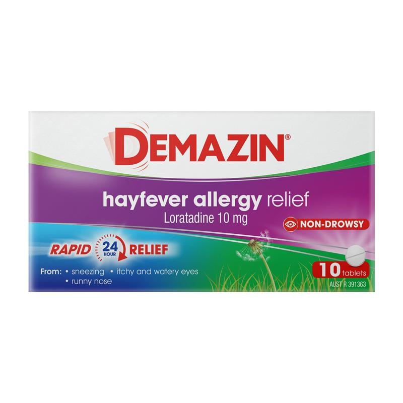 Demazin 抗过敏花粉症片 10片