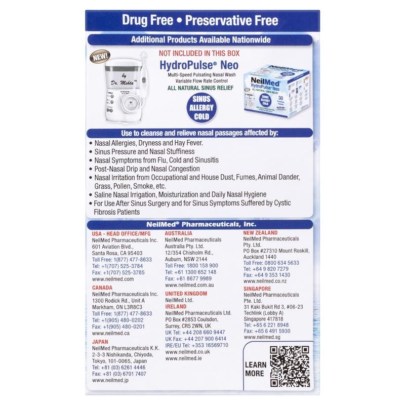 NeilMed Sinus Rinse 洗鼻器入门套装 含洗鼻盐 10包
