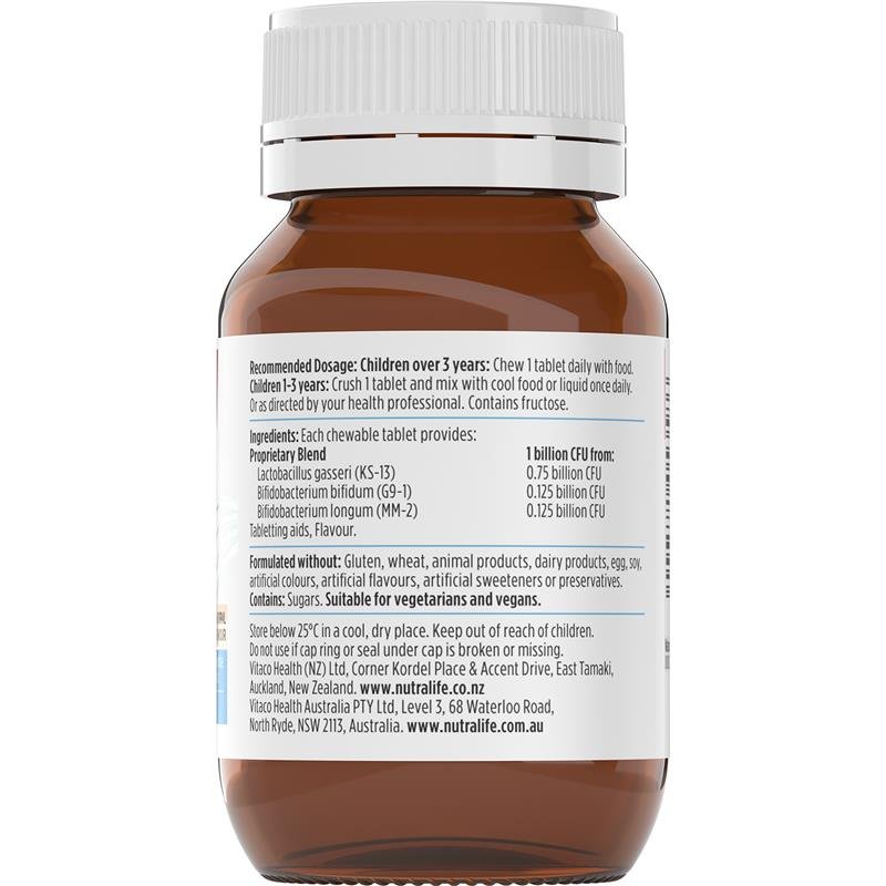 Nutra-Life 纽乐 儿童每日益生菌咀嚼片 60片