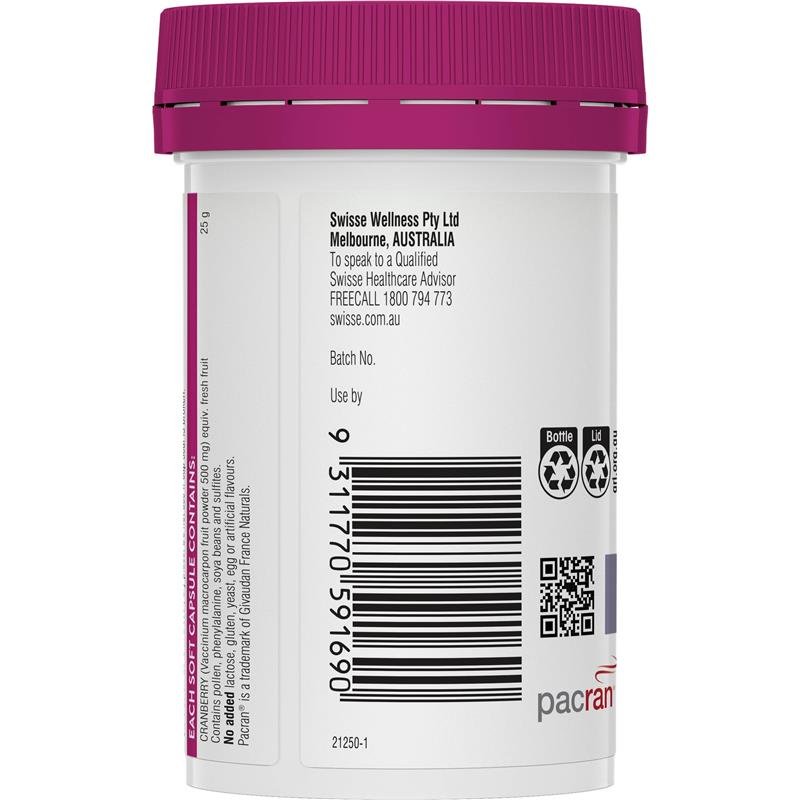 Swisse 斯维诗 蔓越莓胶囊 25000mg 30粒
