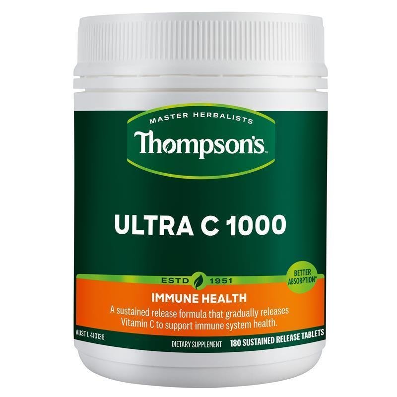 Thompson's 汤普森 维生素C片 Ultra C 1000mg 180片