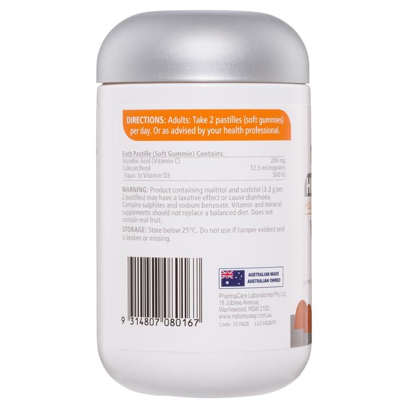 Nature's Way 成人无糖高强度维生素C软糖 65粒