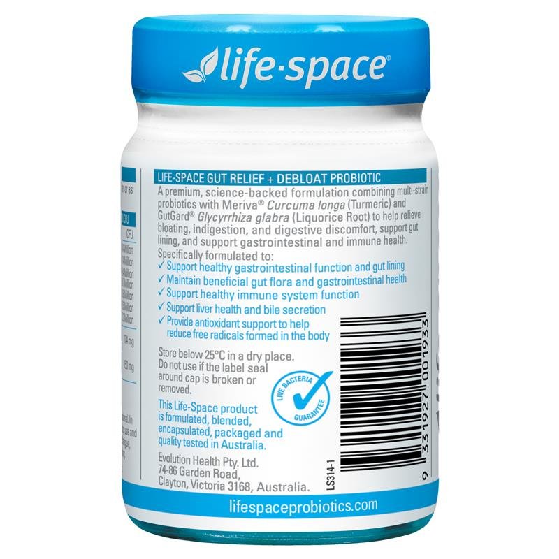 Life-Space 益倍适 肠道舒缓+消胀益生菌胶囊 30粒