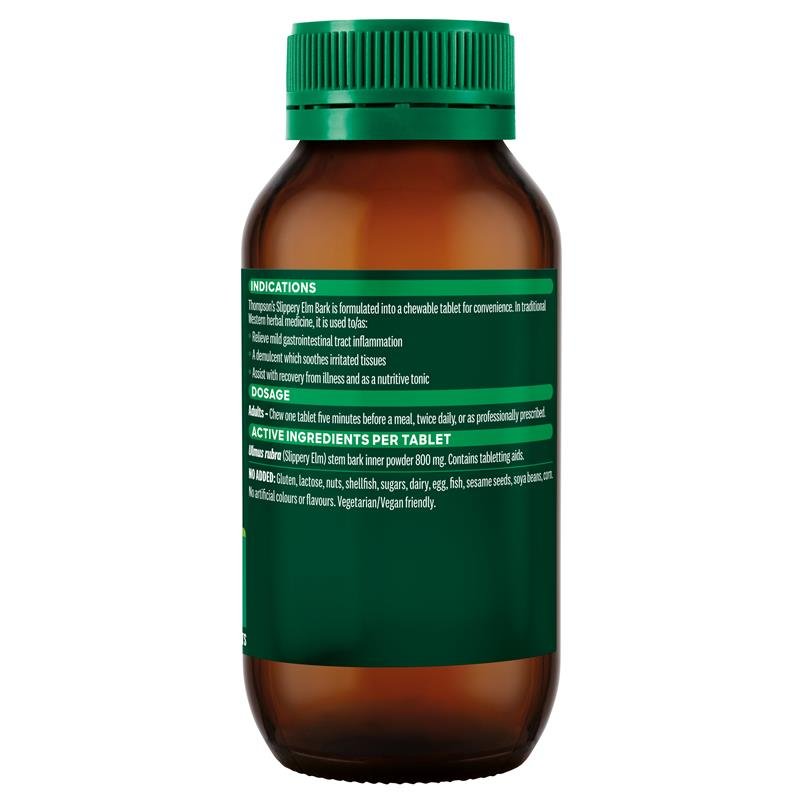 Thompson's 汤普森 滑榆树皮片 800mg 120片