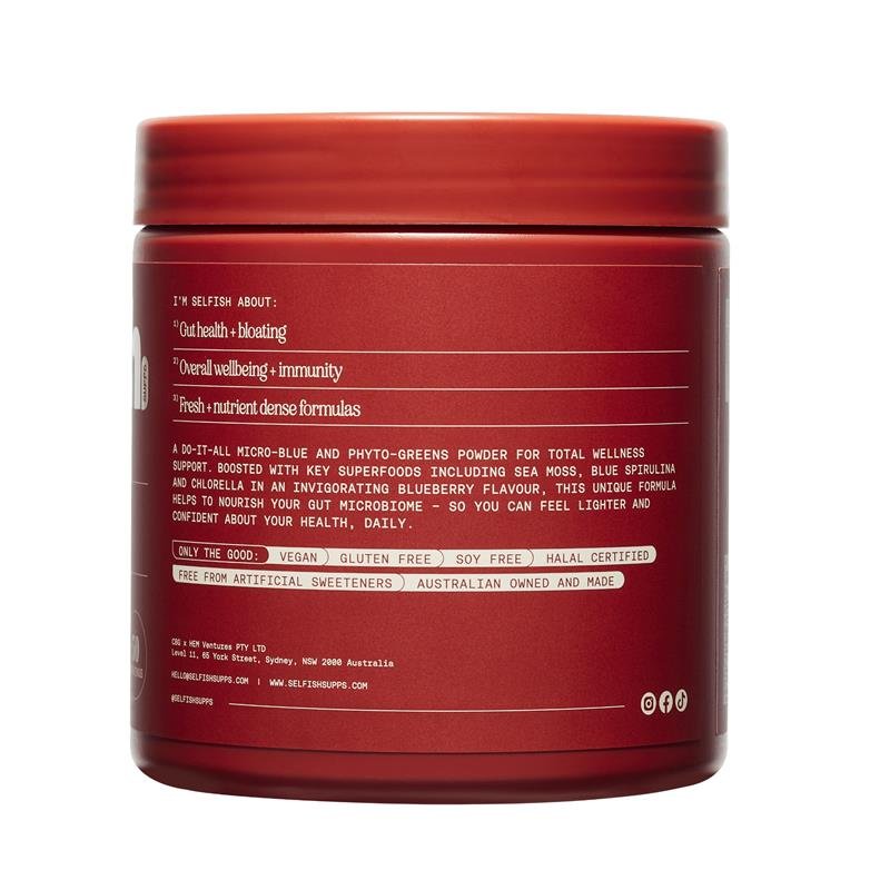 Selfish Balance My Gut 肠道配方冲剂粉 蓝莓风味 240g