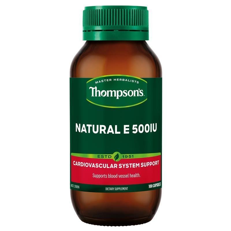 Thompson's 汤普森 Natural E 天然维生素E 500iu 100粒胶囊