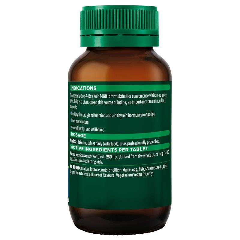 Thompson's 汤普森 Kelp 海带(昆布)1400mg 120片