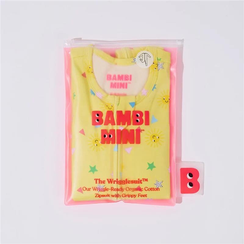 Bambi Mini Co. Wrigglesuit 婴儿连体爬服(带防滑脚)6-12个月 精灵黄 Elfin Yellow