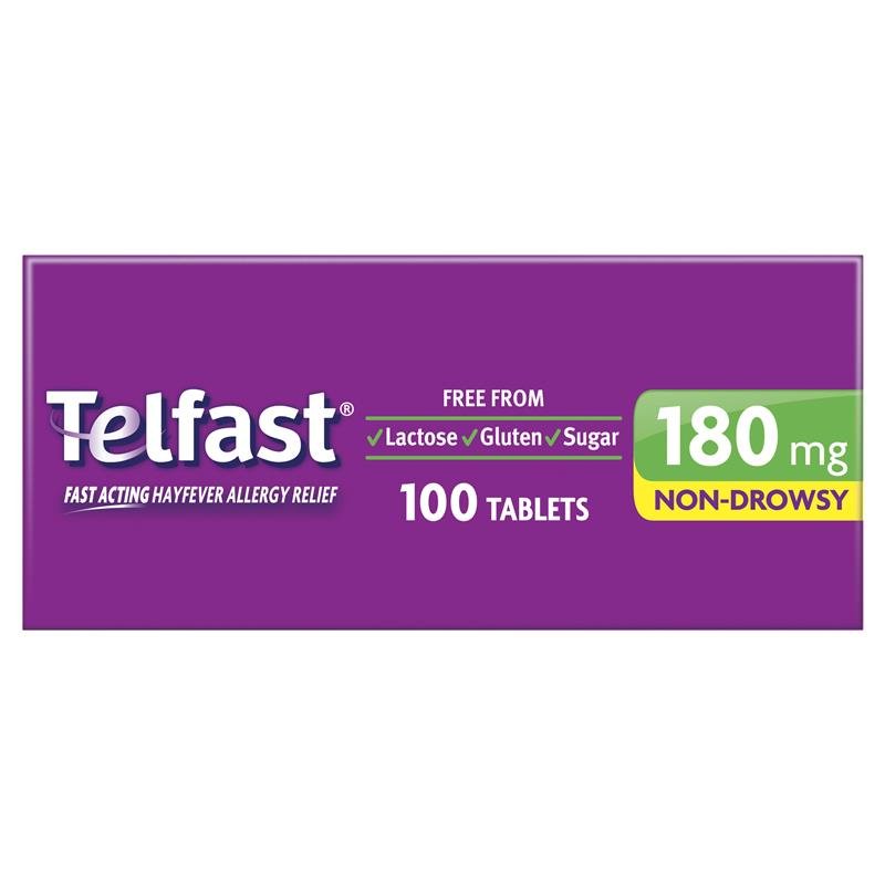 Telfast 抗过敏抗组胺片 180mg 100片