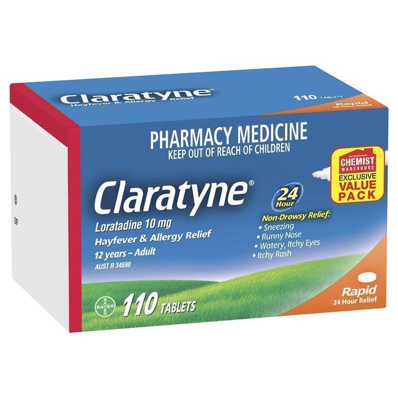 Claratyne 开瑞坦抗过敏抗组胺片 110片