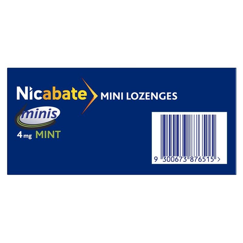 Nicabate Minis 尼古丁迷你含片 4mg 120粒