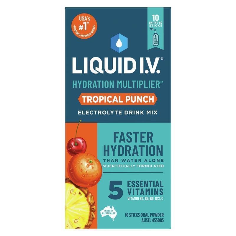 Liquid I.V. 电解质补水冲剂 热带混合果味 10袋