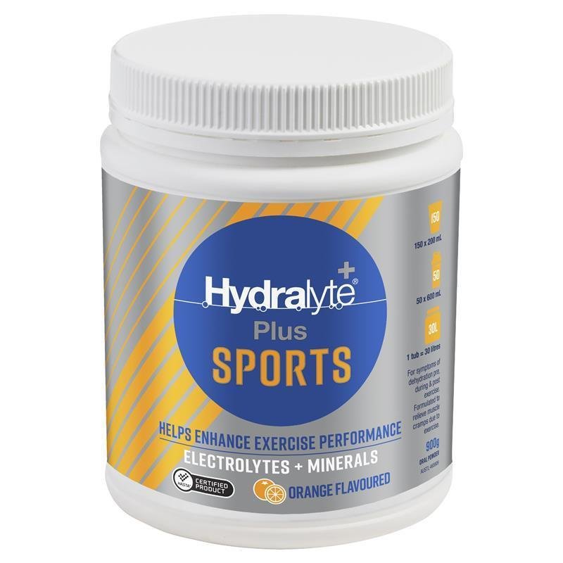 Hydralyte Plus Sports 运动电解质冲剂粉 橙味 900g