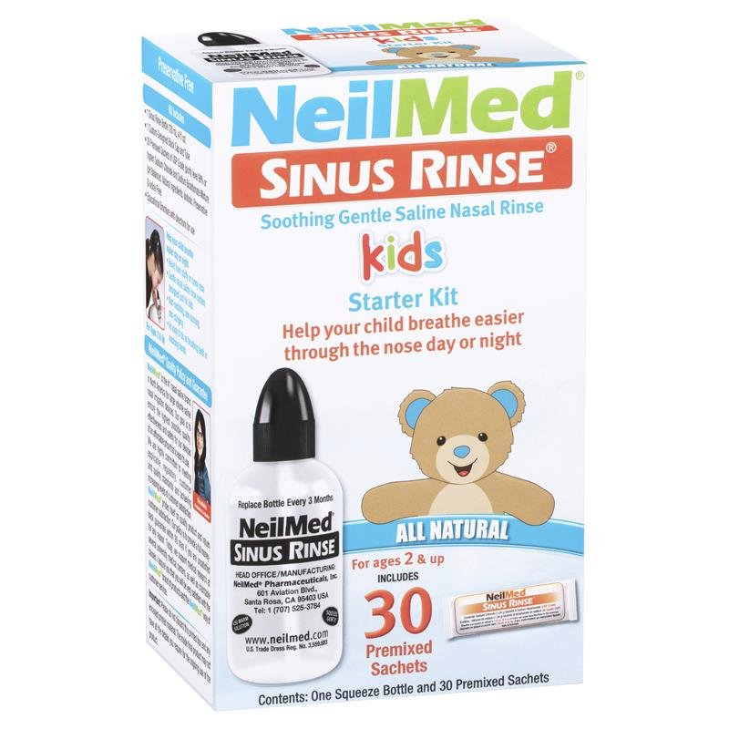 NeilMed 儿童洗鼻器套装 含30包洗鼻盐