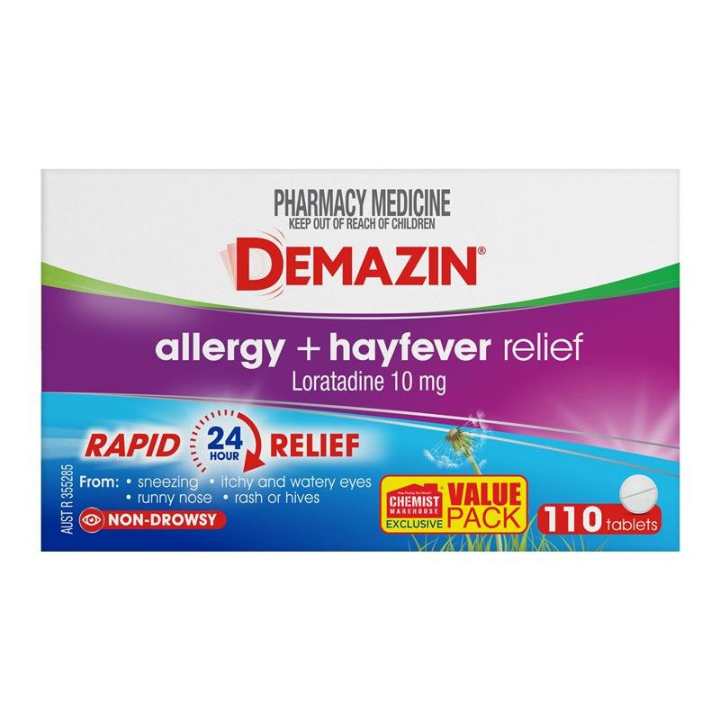 Demazin 抗过敏/花粉症片 110片 特惠装