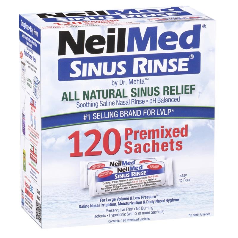 NeilMed Sinus Rinse 洗鼻盐冲洗剂补充装 120包