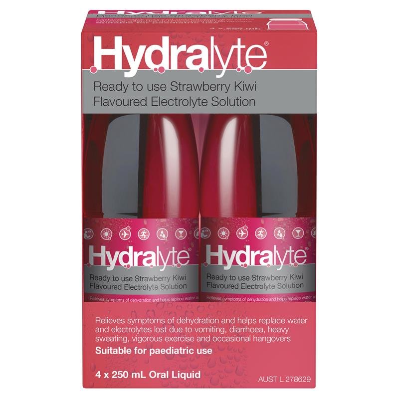 Hydralyte 电解质口服液 草莓奇异果味 250ml×4瓶