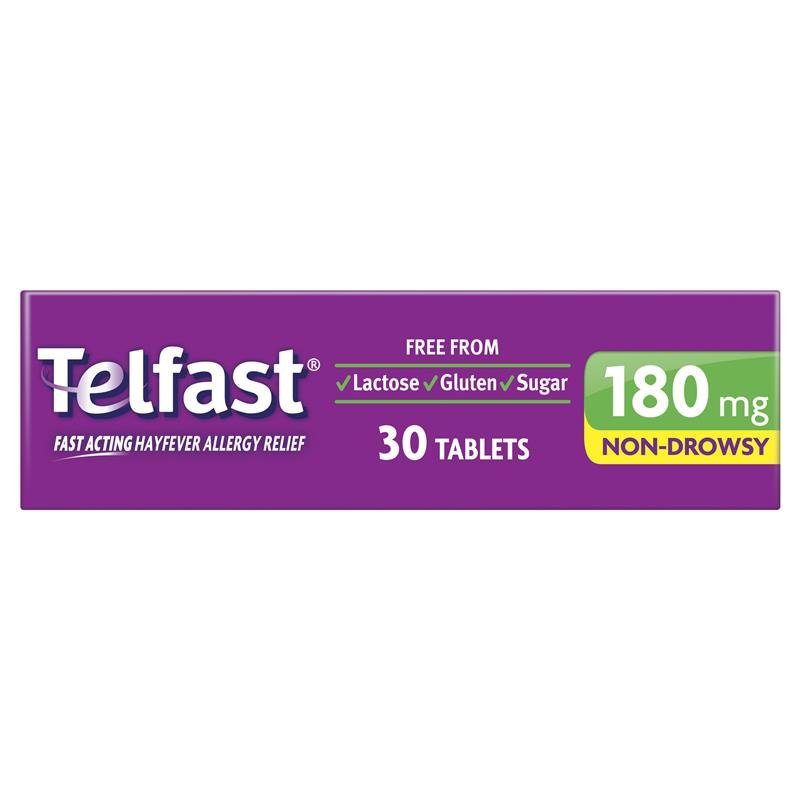 Telfast 抗过敏/花粉症片 180mg 30片