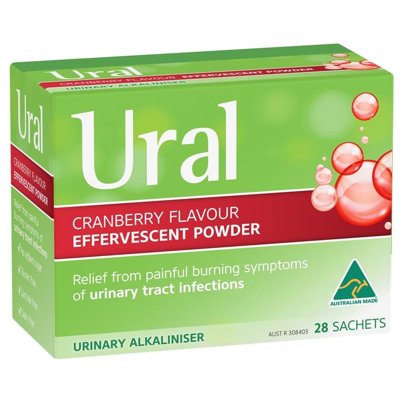Ural 泡腾冲剂 蔓越莓味 28包