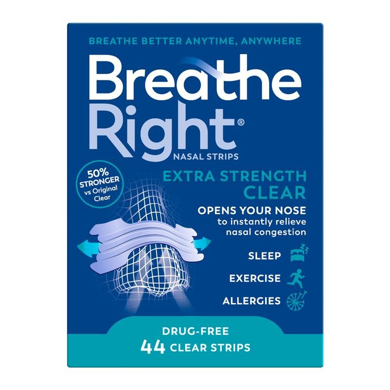 Breathe Right 鼻贴 加强型透明 44片