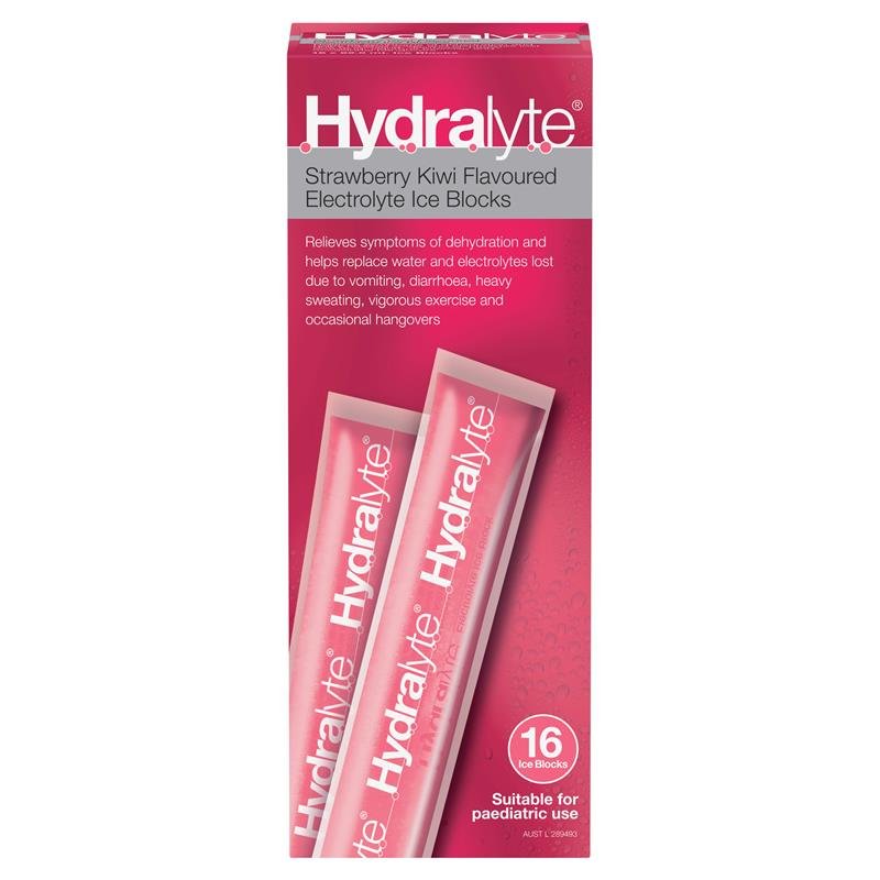 Hydralyte 电解质补液冰棒 草莓奇异果味 16支