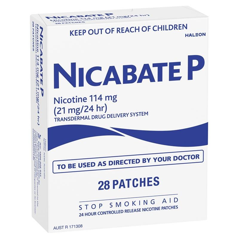 Nicabate P 尼古丁戒烟贴片 21mg 28贴