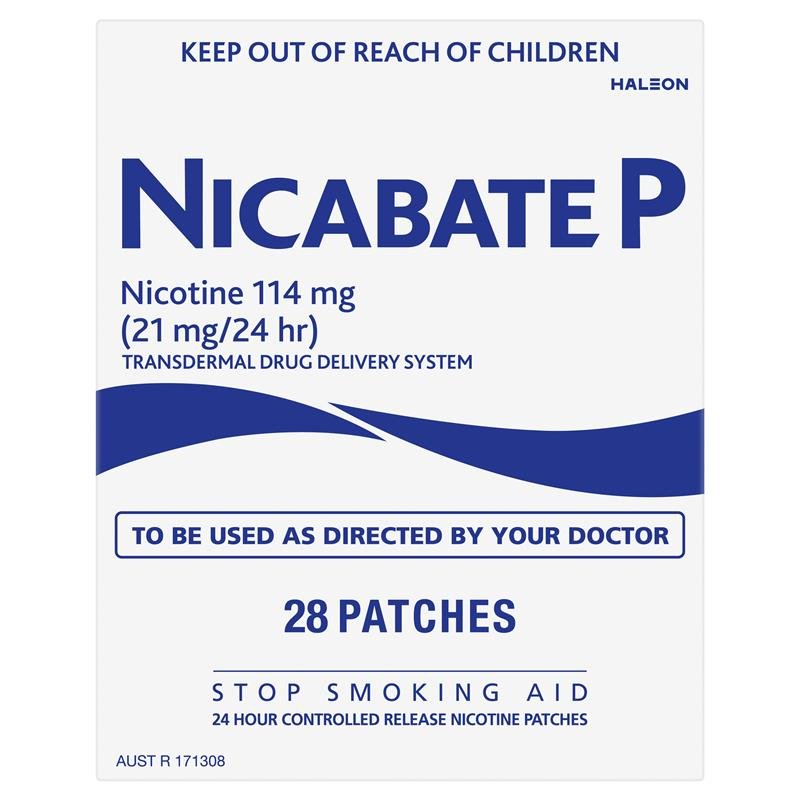 Nicabate P 尼古丁戒烟贴片 21mg 28贴