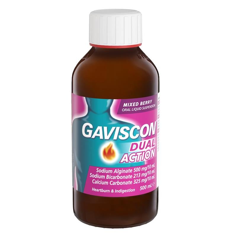 Gaviscon 加维斯康 双效抗酸口服混悬液 混合莓味 500ml