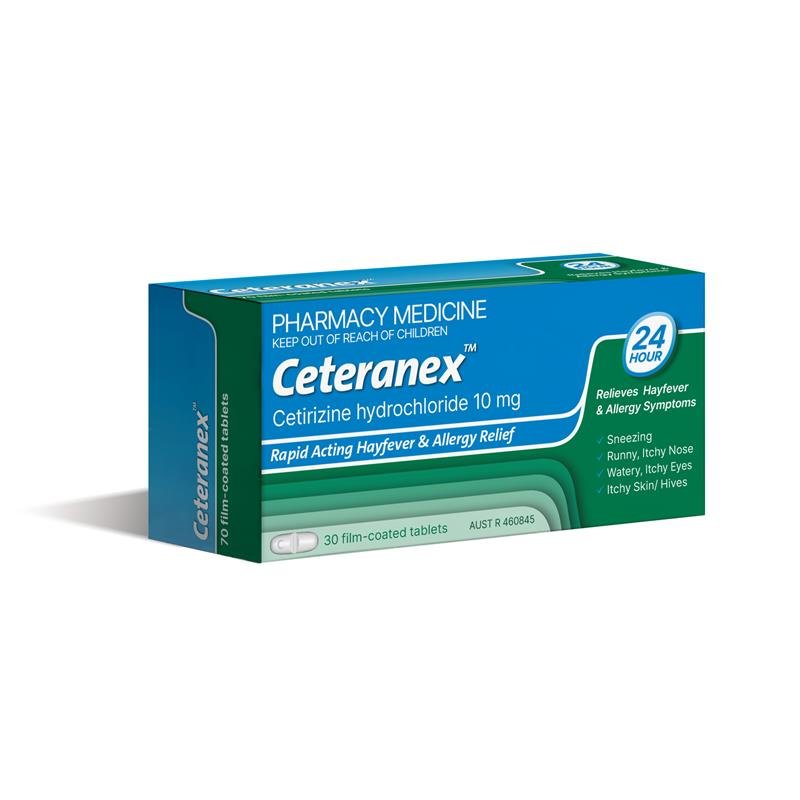 Ceteranex 西替利嗪抗过敏片 70片