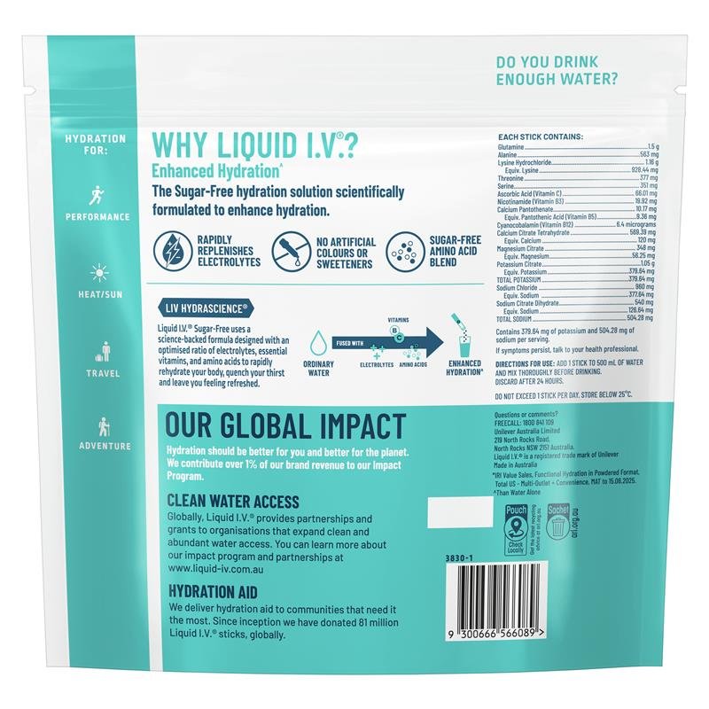 Liquid I.V. 无糖电解质补水冲剂 芒果菠萝味 24包