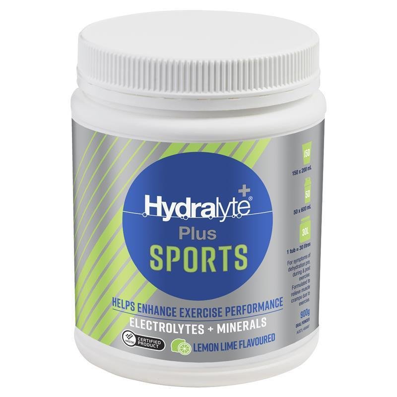 Hydralyte Plus Sports 运动电解质冲剂粉 柠檬青柠味 900g
