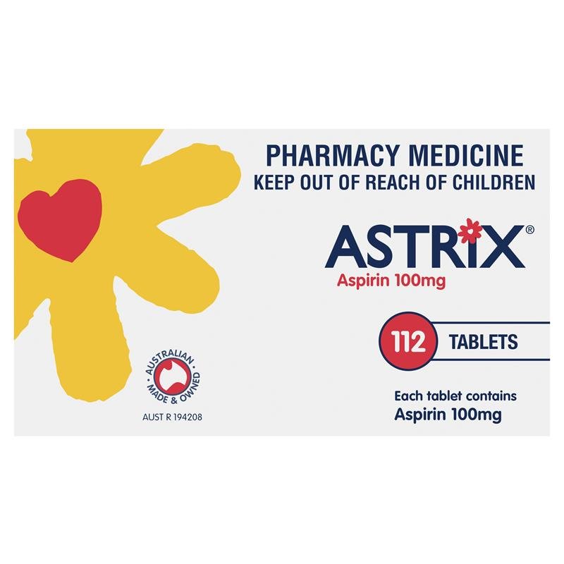 Astrix 低剂量阿司匹林 100mg 112粒