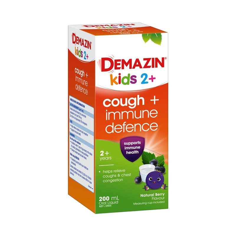 Demazin 儿童2岁+ 咳嗽及免疫配方口服液 200ml