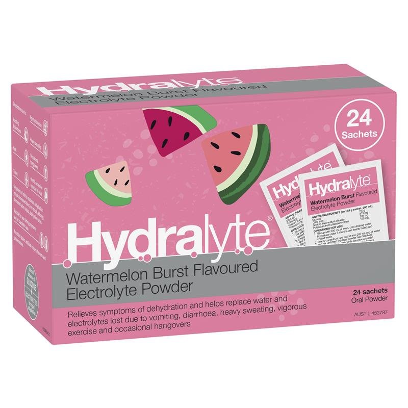 Hydralyte 电解质补水冲剂 西瓜味 4.9g×24包