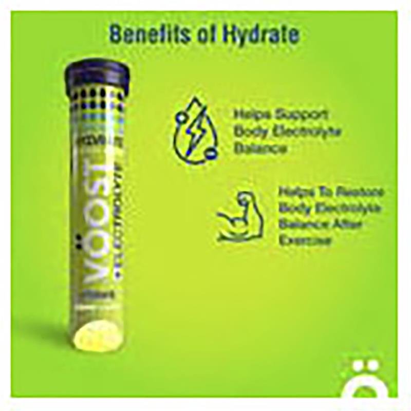 Voost Hydrate 补水电解质泡腾片 柠檬青柠味 60片 加量装