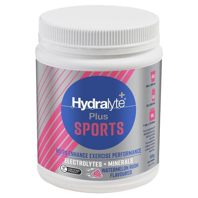 Hydralyte Plus Sports 运动电解质补水冲调粉 西瓜味 900g