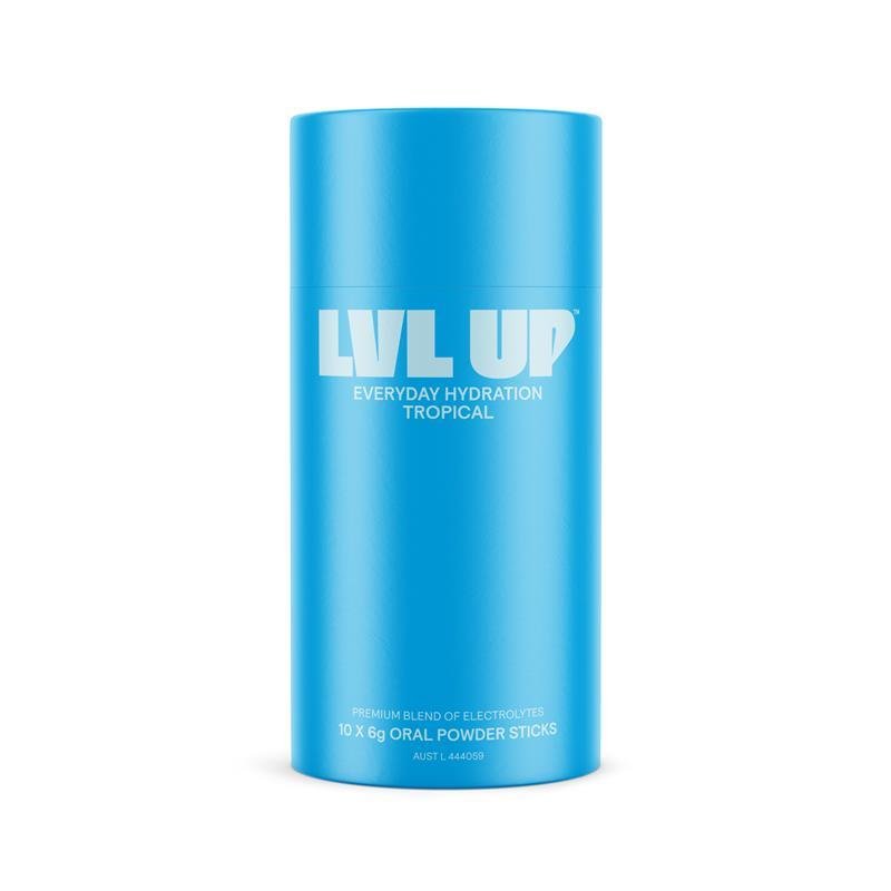 Lvl Up 每日补水电解质冲剂条 热带水果味 10条
