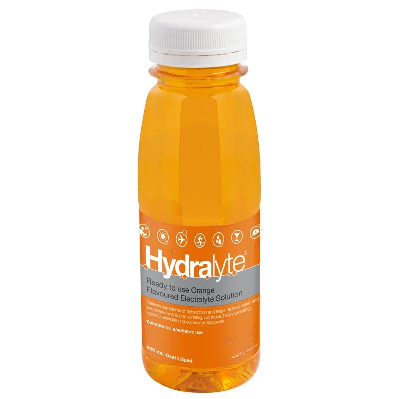 Hydralyte 即饮型电解质补液 橙味 250ml