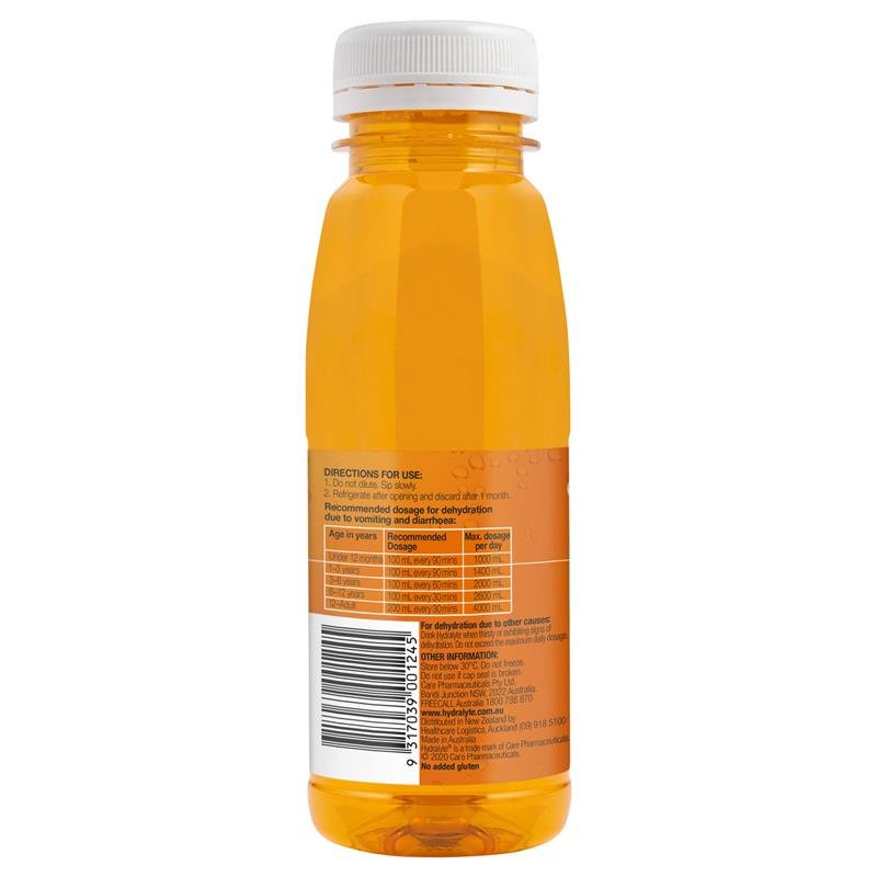 Hydralyte 即饮型电解质补液 橙味 250ml