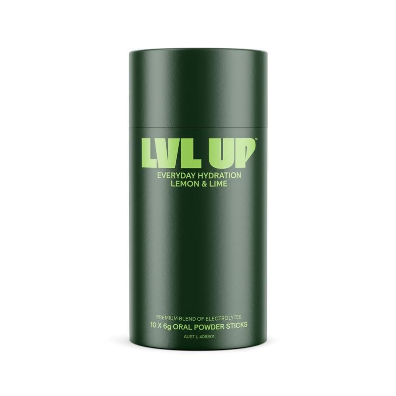 Lvl Up 每日补水电解质冲剂条 柠檬青柠味 10条