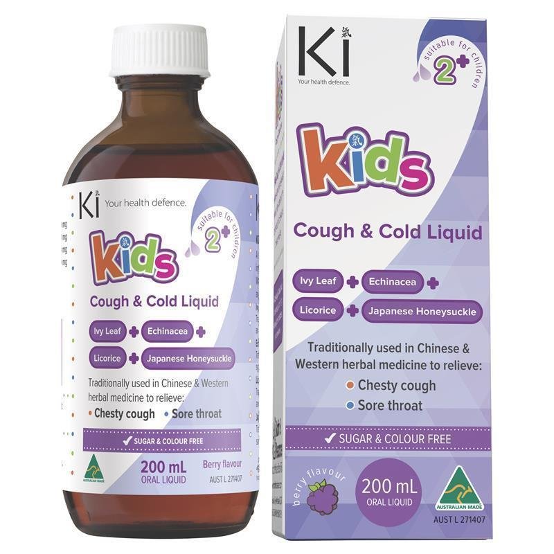 Ki Kids 儿童咳嗽感冒草本口服液 200ml