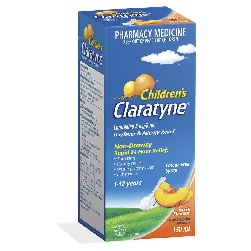 Claratyne 开瑞坦 儿童抗过敏鼻敏感糖浆 桃子味 150ml